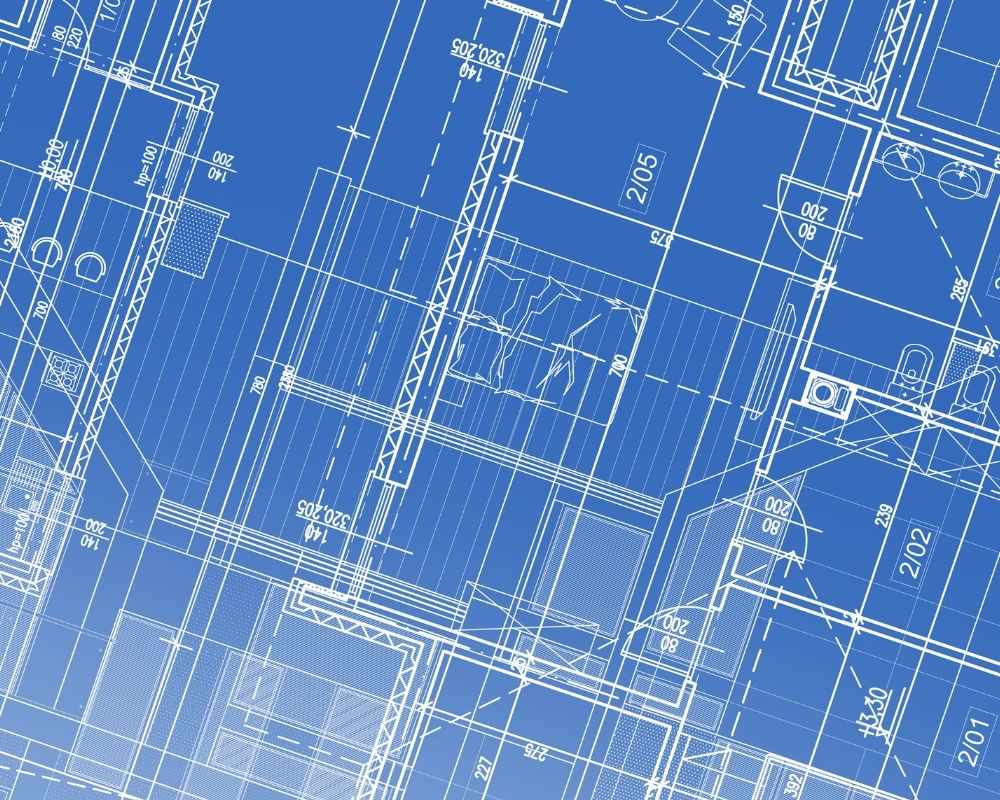 Architectural blueprint